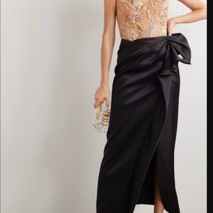 NWT Marchesa Embellished Metallic Tulle and Satin